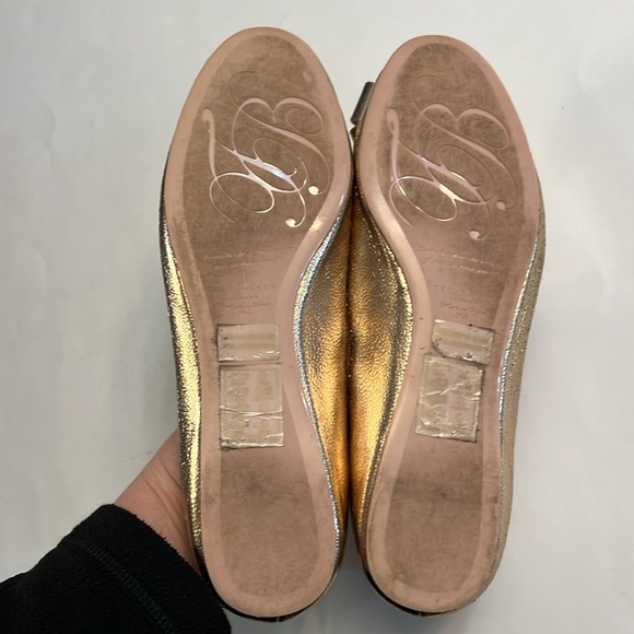 TED BAKER PINK METALLIC FLATS SIZE 8 - Picture 15 of 17